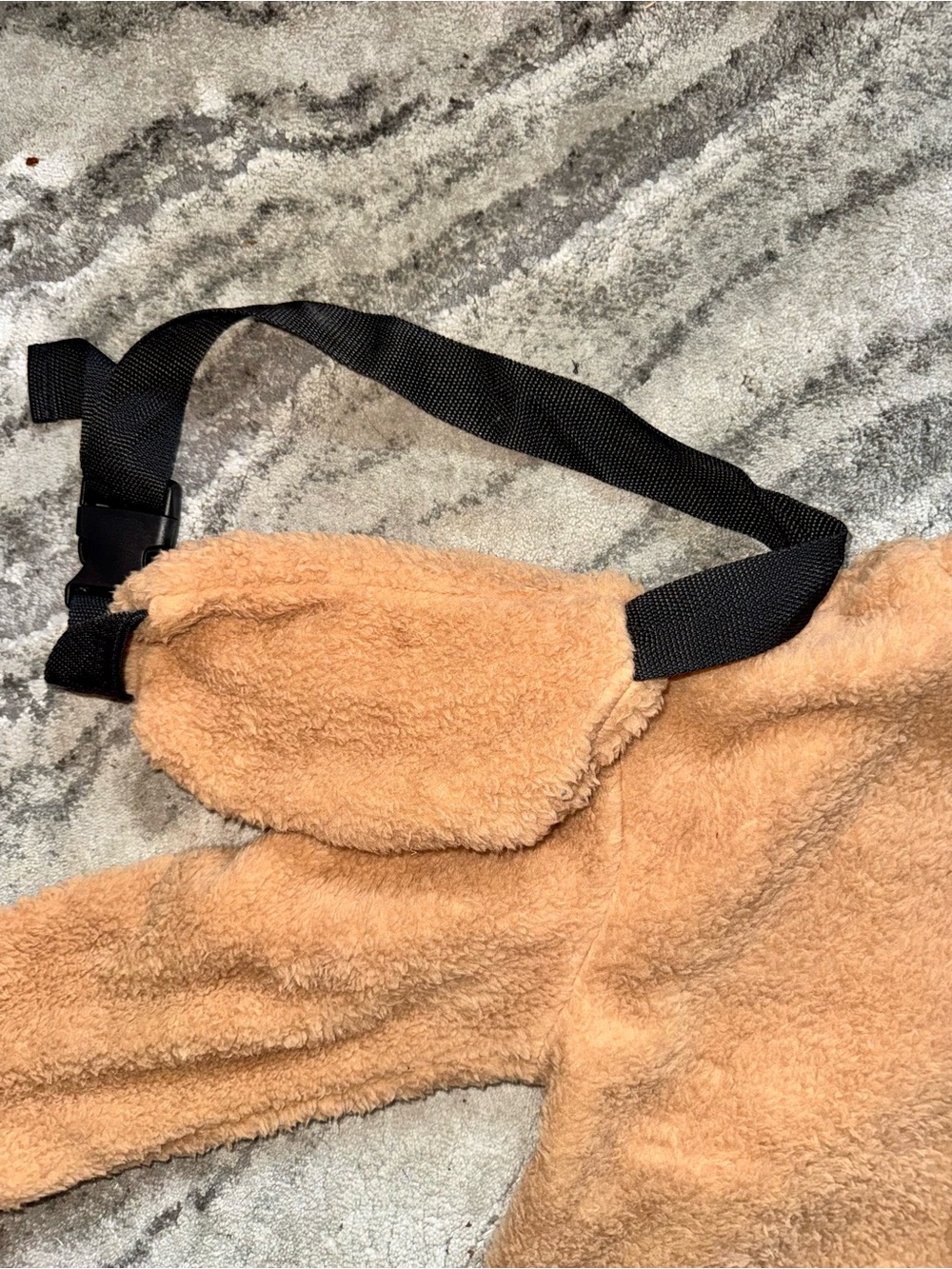 Fashion Nova Kids Cozy Fleece Pajama Set in Camel - Picture 6 of 7